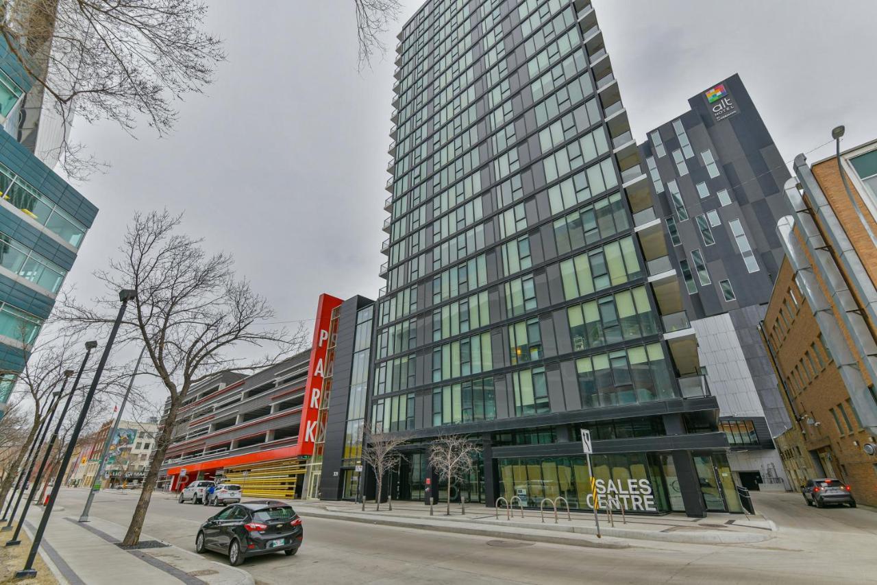 Luxury Skyline Condo In Downtown Free 24/7 Parking Winnipeg Exterior foto